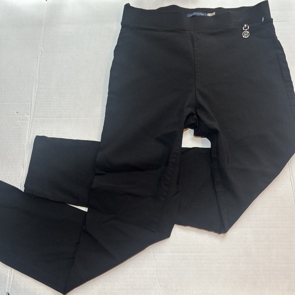 Tommy Hilfiger Dress Pants Skinny Legging Black 10 Career Office Professional